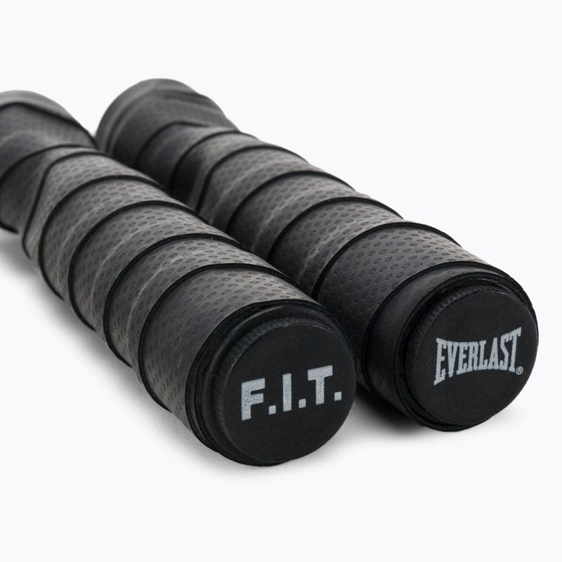 Скакалка з обтяженням Everlast Pro Weighted Jump Rope чорна EV3680 3