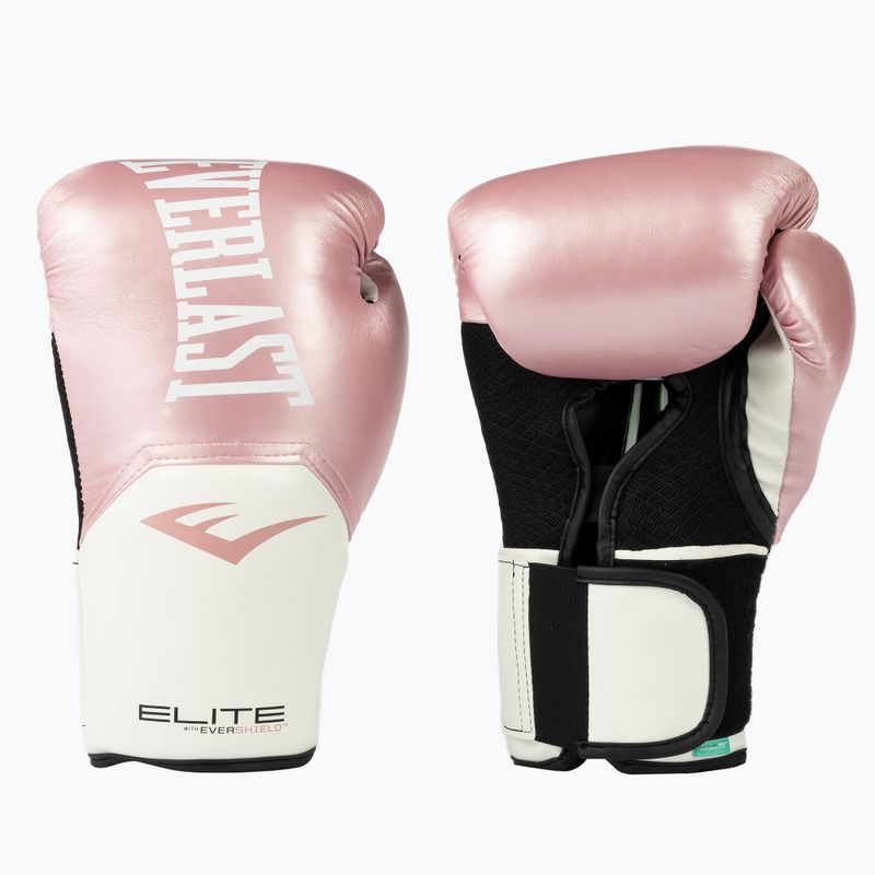 Рукавиці воксерські жіночі EVERLAST Pro Style Elite 2 рожеві EV2500