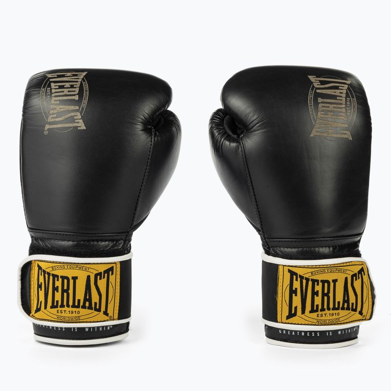 Рукавиці воксерські EVERLAST 1910 Classic чорні EV1910