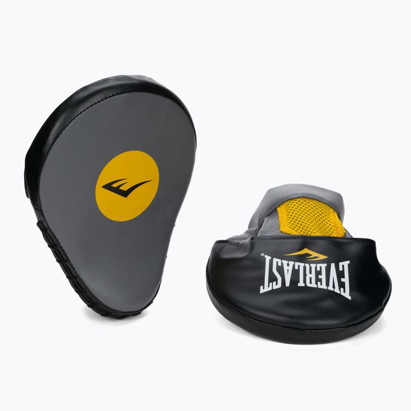 Щити тренерські шкіряні EVERLAST Lea Punch Mantis сірі EV4910