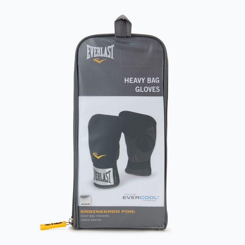 Боксерські рукавички Everlast Heavy Bag чорні 5