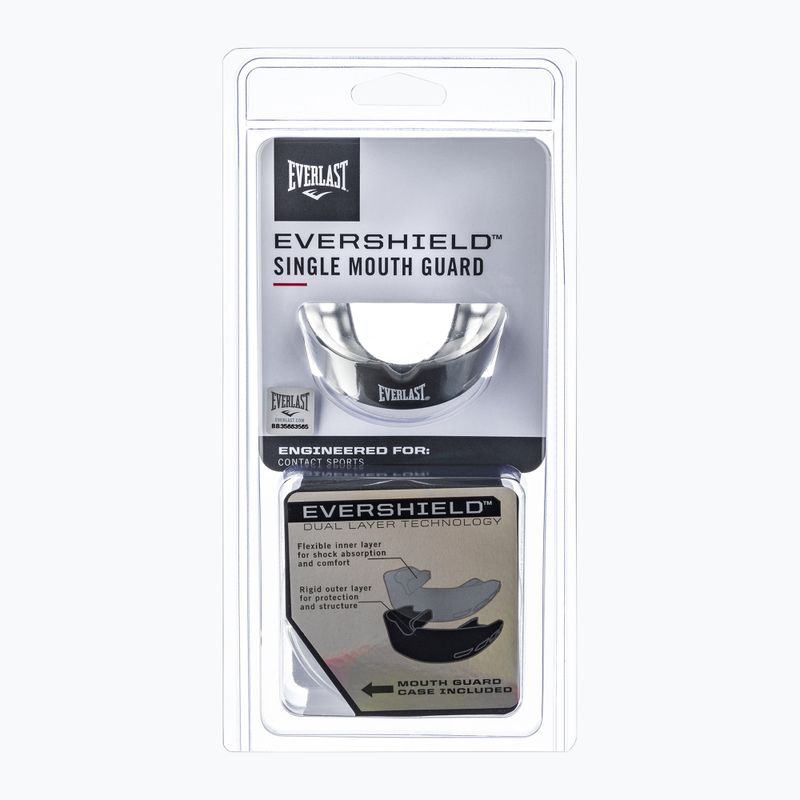 Капа Everlast одинарна Evershield сіра EV14001
