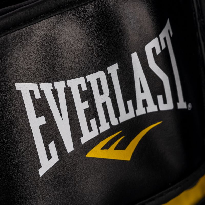 Шолом боксерський чоловічий  EVERLAST Elite Lea Headgear чорний EV 720 4