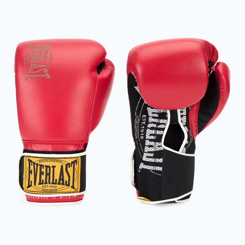 Боксерські рукавички Everlast 1910 Classic червоні 3