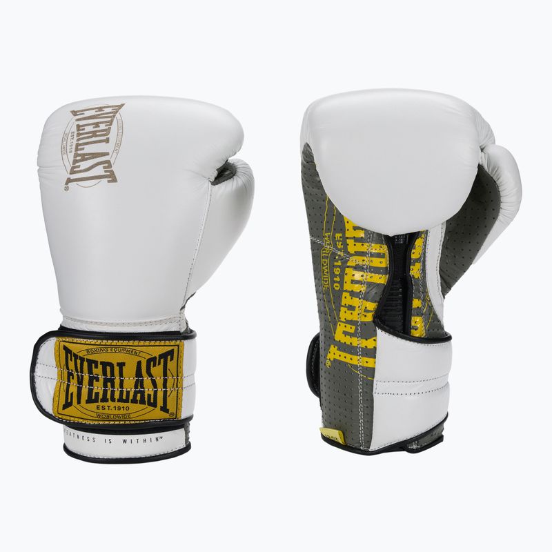Рукавиці боксерські Everlast Bokserskie 1910 Classic Pro білі EV1910