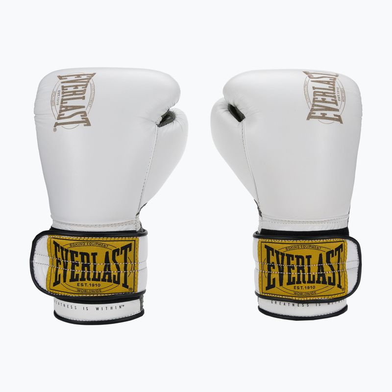 Рукавиці боксерські Everlast Bokserskie 1910 Classic Pro білі EV1910