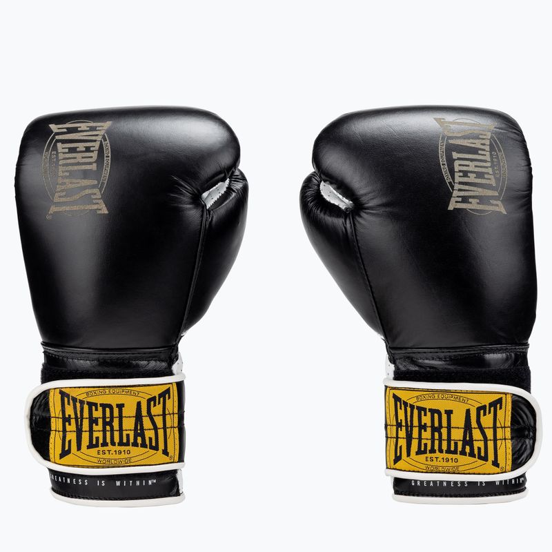 Рукавиці боксерські Everlast 1910 Classic Pro чорні EV1910PRO BL 3