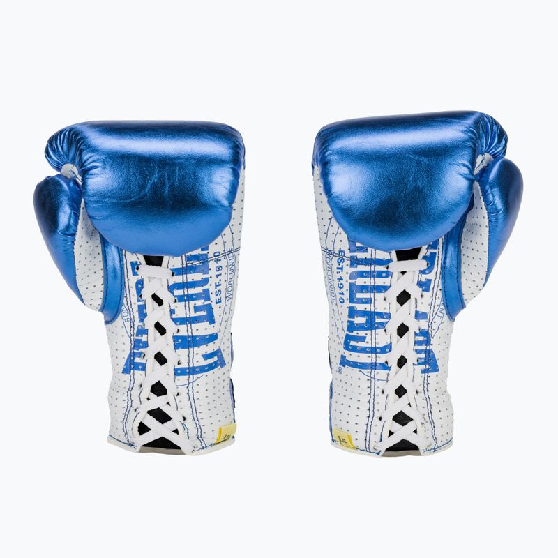 Боксерські рукавички Everlast Fight Leather сині 3