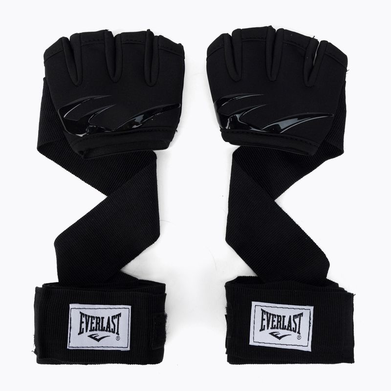 Рукавиці гелеві внутрішні зі стрічкою Everlast 4345 чорні EV4345