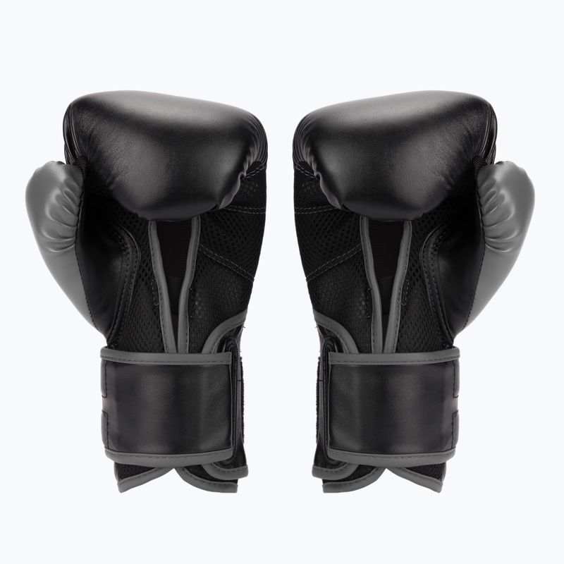 Рукавиці воксерські чоловічі EVERLAST Powerlock Pu чорні EV2200 2