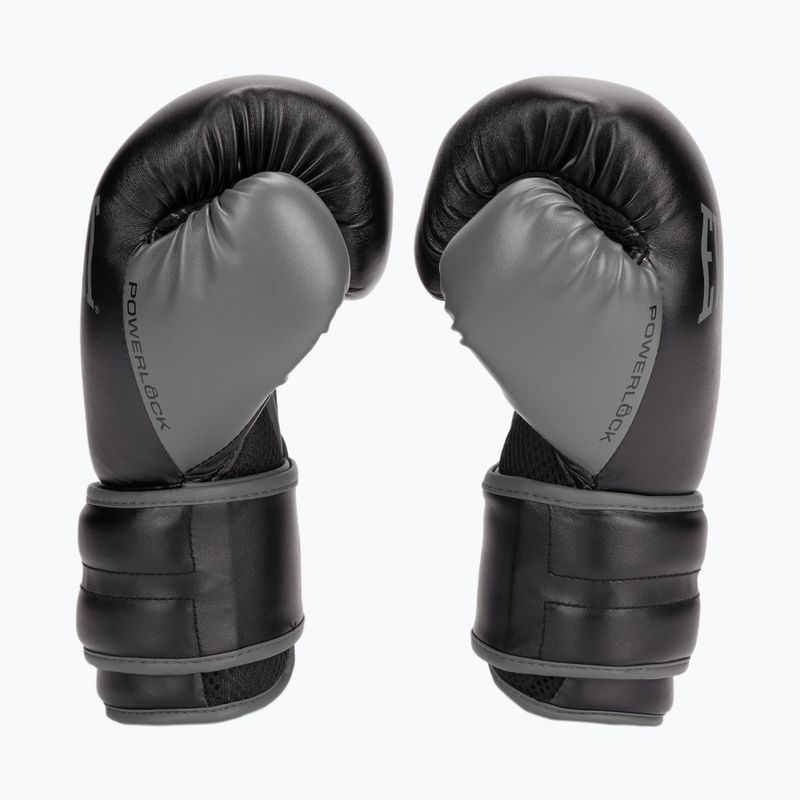 Рукавиці воксерські чоловічі EVERLAST Powerlock Pu чорні EV2200 4