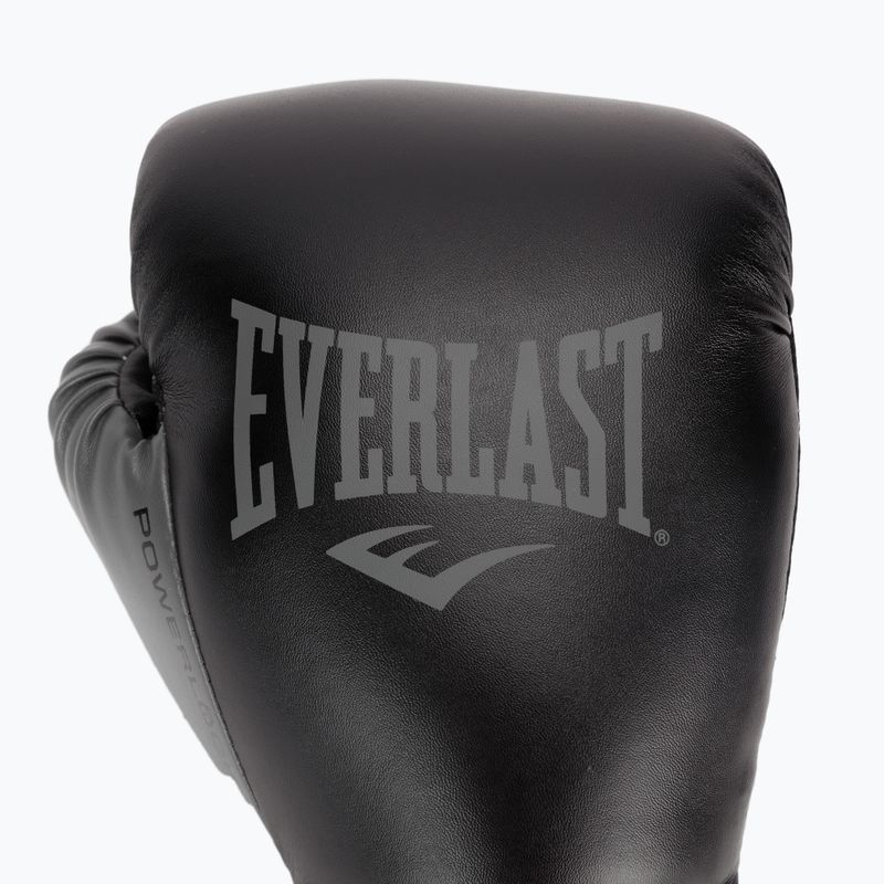 Рукавиці воксерські чоловічі EVERLAST Powerlock Pu чорні EV2200 5