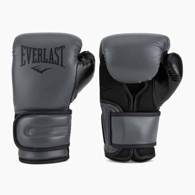 Боксерські рукавички Everlast Powerlock 2 charocal
