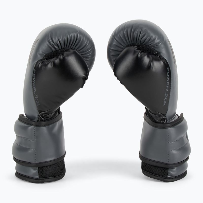 Боксерські рукавички Everlast Powerlock 2 charocal 4