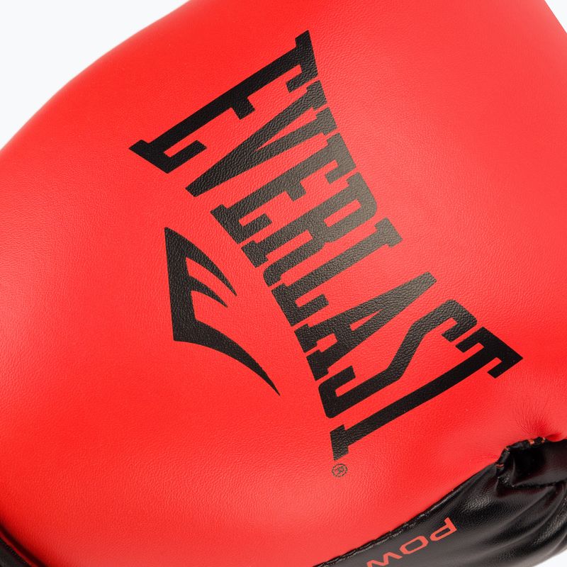 Рукавиці воксерські чоловічі EVERLAST Powerlock Pu червоні EV2200 5