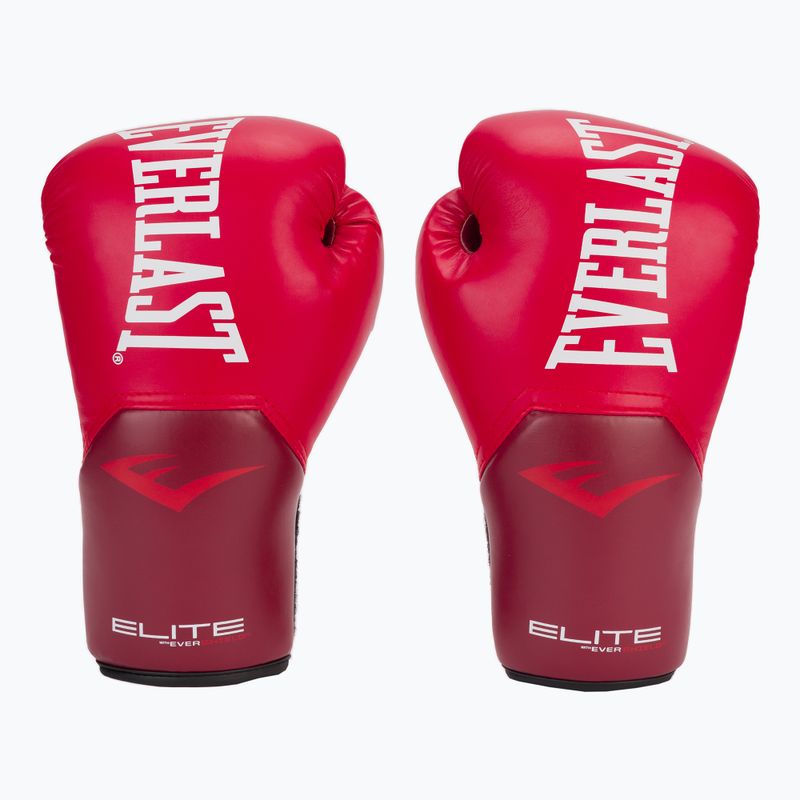 Рукавиці воксерські EVERLAST Pro Style Elite 2 червоні EV2500
