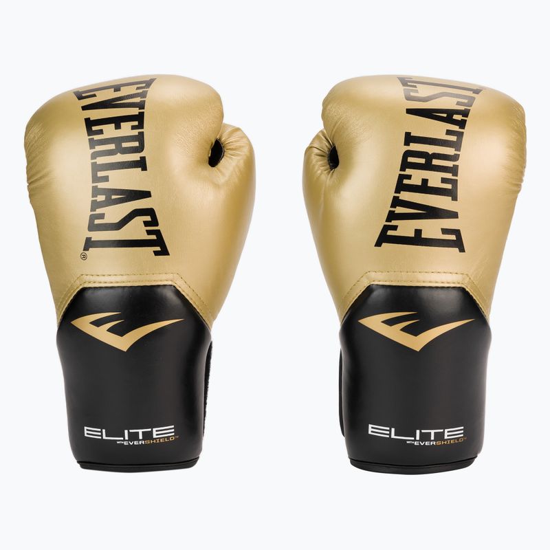 Рукавиці воксерські EVERLAST Pro Style Elite 2 золоті EV2500