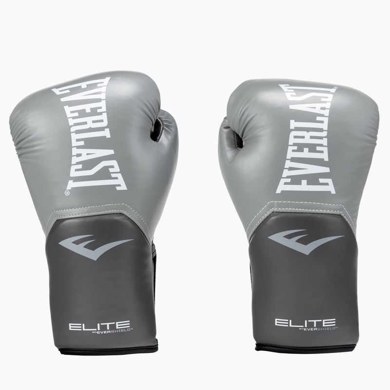 Рукавиці боксерські Everlast Pro Style Elite 2 сірі EV2500