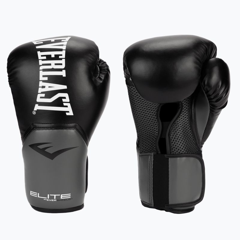 Рукавиці воксерські EVERLAST Pro Style Elite 2 чорні  EV2500 3