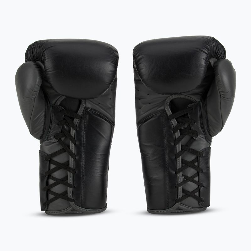 Боксерські рукавички Everlast Powerlock 2 Laced Pro Training чорні 3