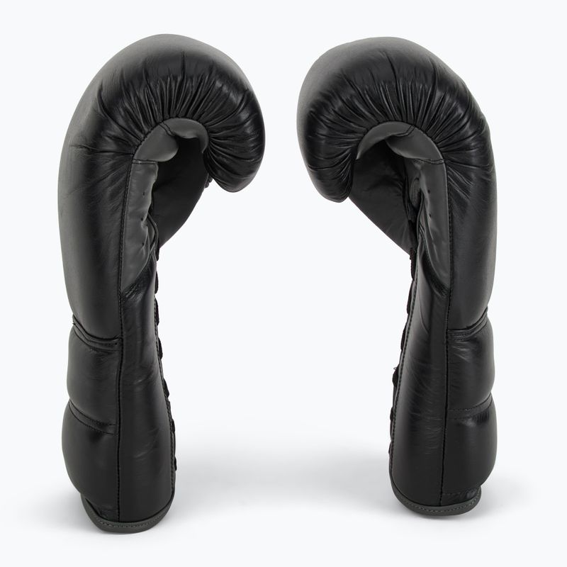 Боксерські рукавички Everlast Powerlock 2 Laced Pro Training чорні 4