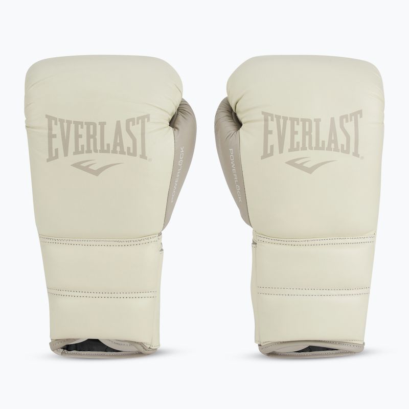 Боксерські рукавички Everlast Powerlock 2 Laced Pro Training білі 2
