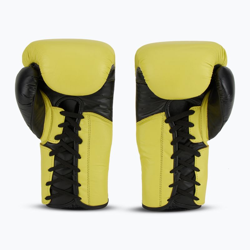 Боксерські рукавички Everlast Powerlock 2 Laced Pro Training неоново-жовті 3