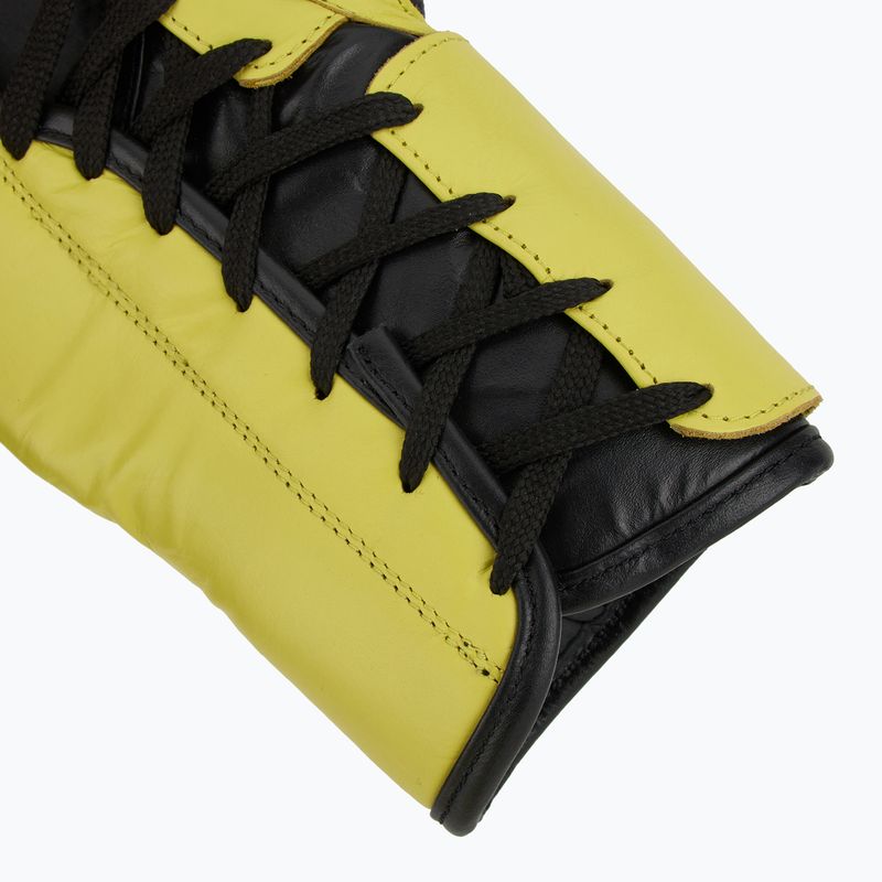 Боксерські рукавички Everlast Powerlock 2 Laced Pro Training неоново-жовті 6