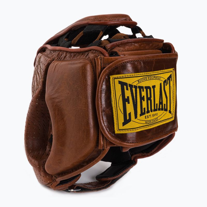 Шолом боксерський Everlast 1910 PRO коричневий 4660 3