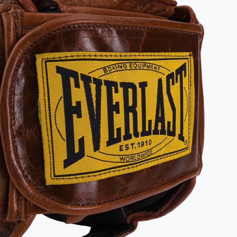 Шолом боксерський Everlast 1910 PRO коричневий 4660 4
