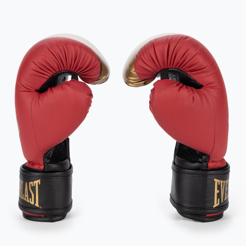 Рукавиці боксерські дитячі Everlast Prospect 2 червоно-золоті EV4602 RED/GLD 4