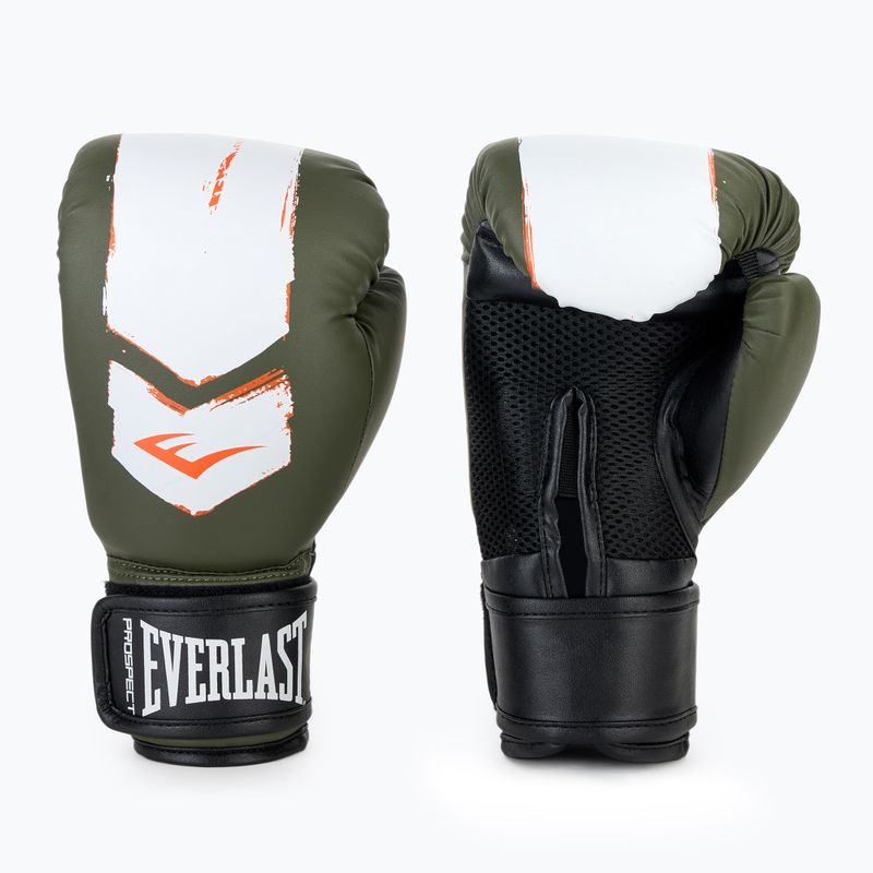 Боксерські рукавички Everlast Prospect 2 зелені/білі 3