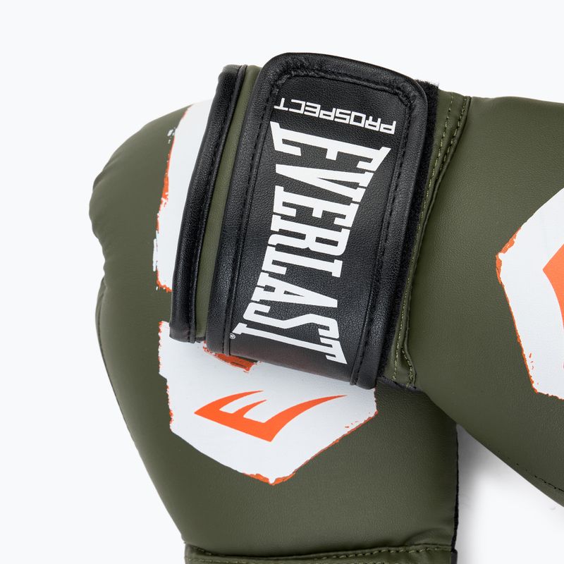 Боксерські рукавички Everlast Prospect 2 зелені/білі 5