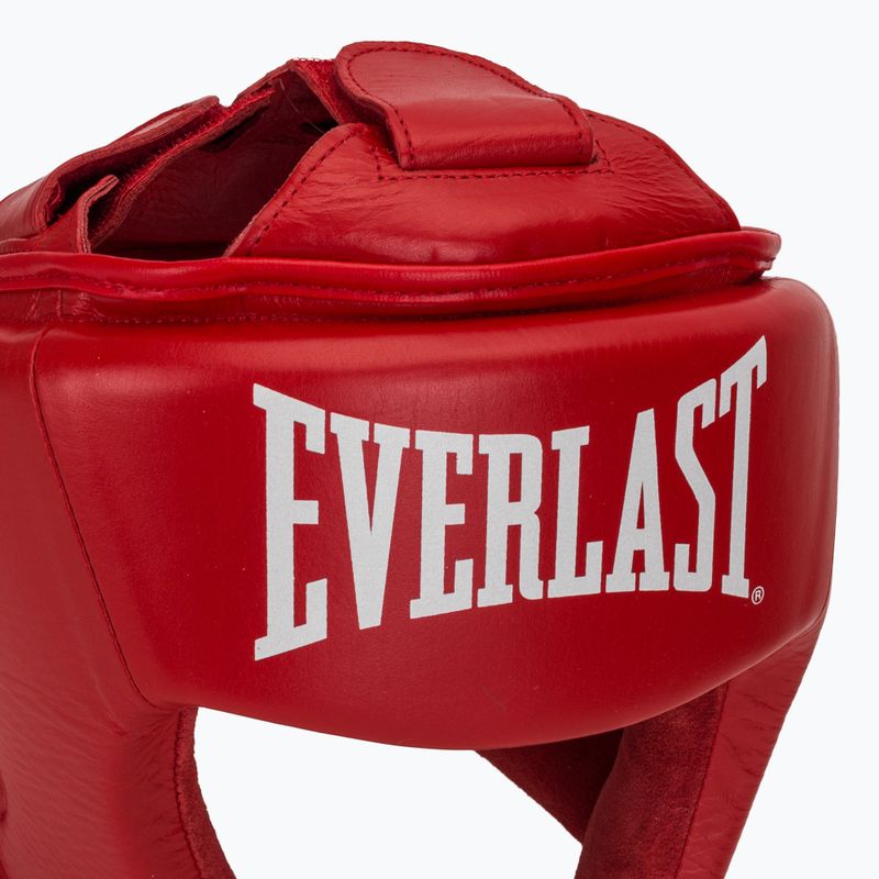 Шолом боксерський Everlast Amateur Competition Headgear red 4