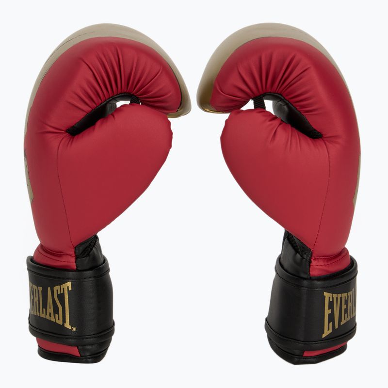 Набір боксерський Everlast Prospect 2 Шолом + щитки + Рукавиці red/gold 4