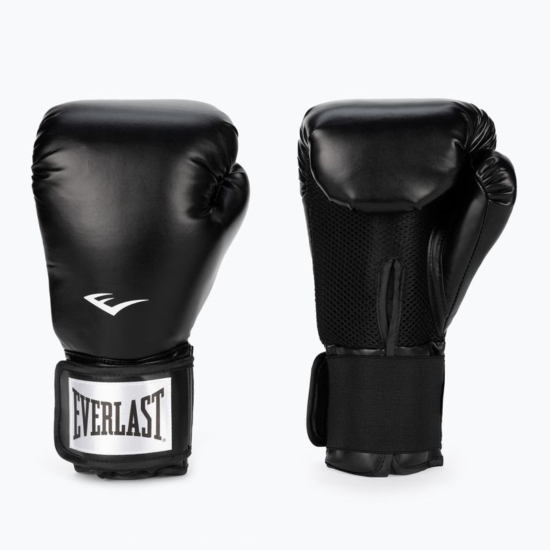 Рукавиці боксерські Everlast Pro Style 2 чорні EV2120 BLK 3