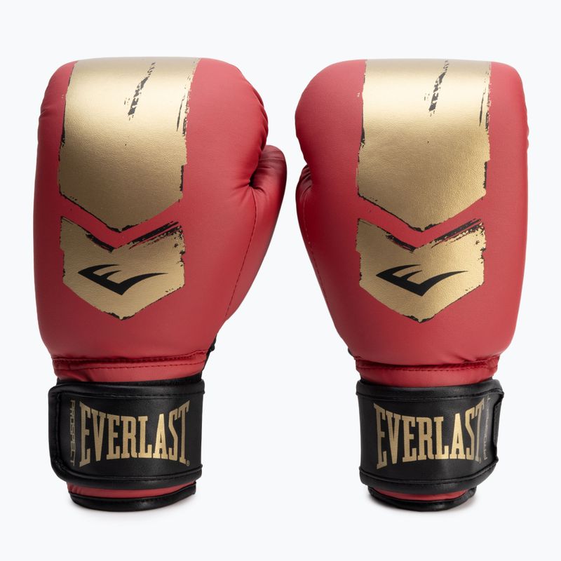 Комплект боксерський Everlast Prospect 2 Heavy Bag red/gold 6