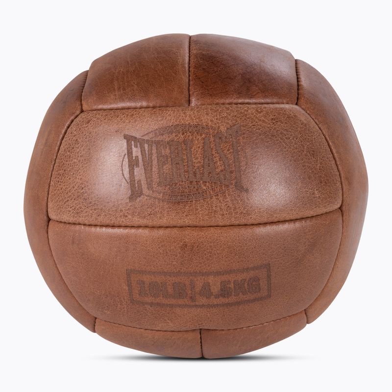 Медичний м'яч Everlast 1910 коричневий