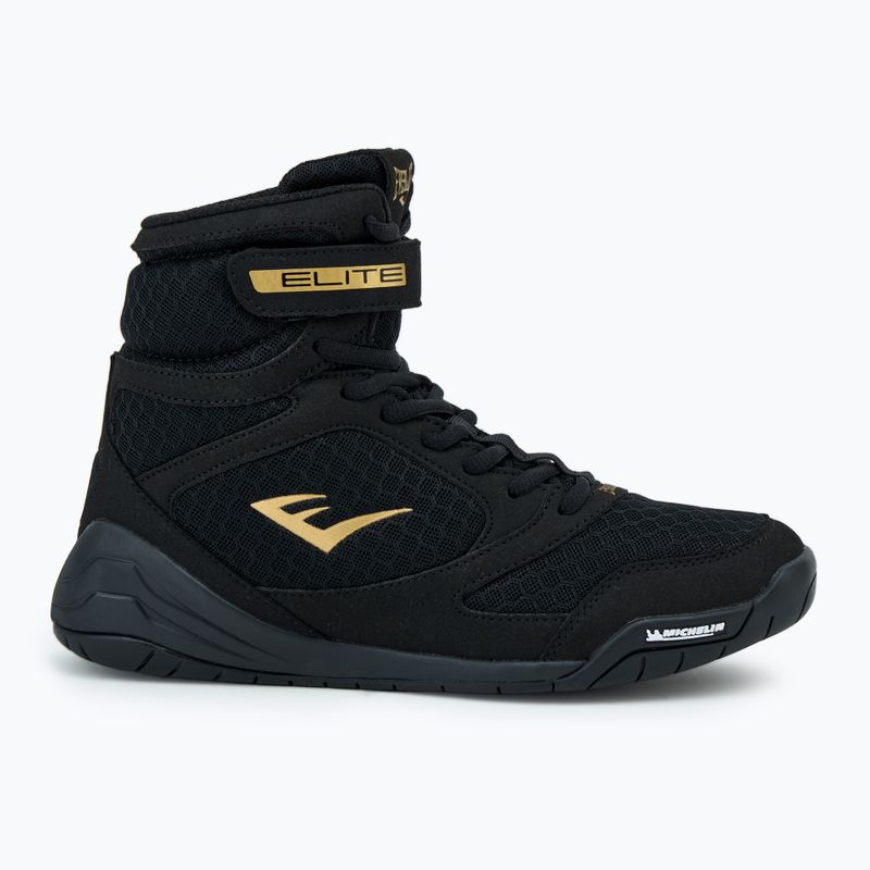 Чоловічі боксерські туфлі Everlast Elite 2 чорні 2