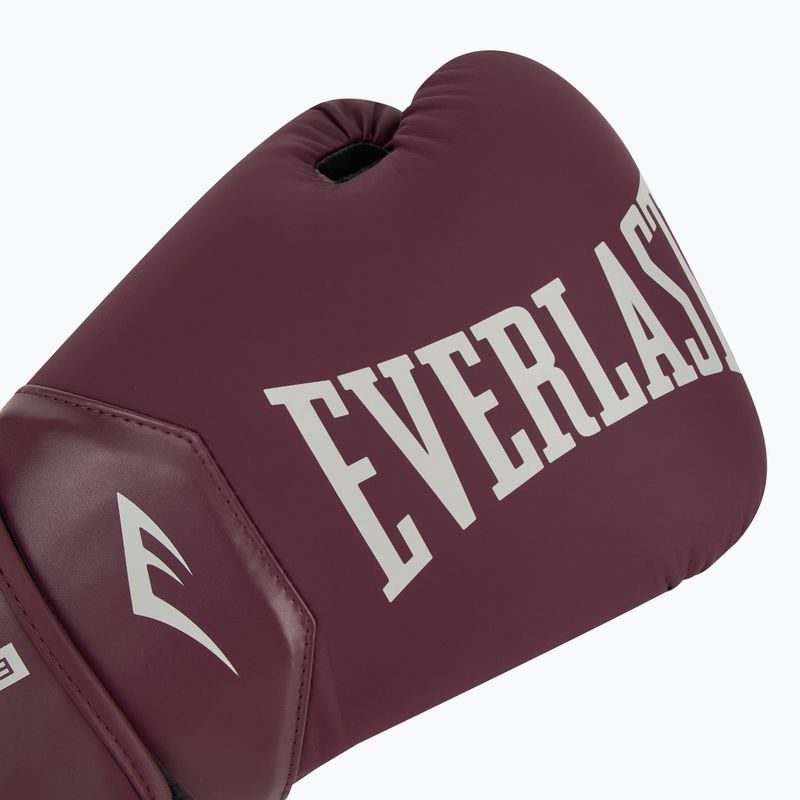Боксерські рукавички Everlast Pro Style Elite 2 бордові 5