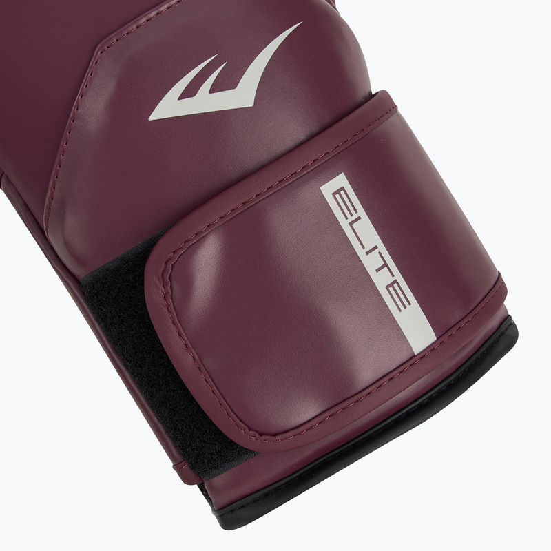 Боксерські рукавички Everlast Pro Style Elite 2 бордові 6