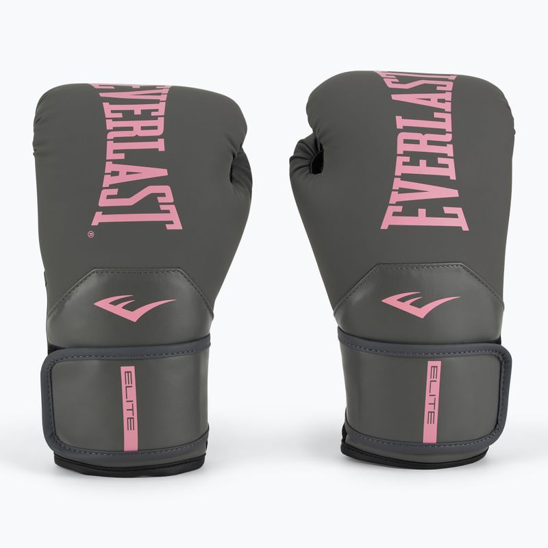 Боксерські рукавички Everlast Pro Style Elite 2 сірі/рожеві 2