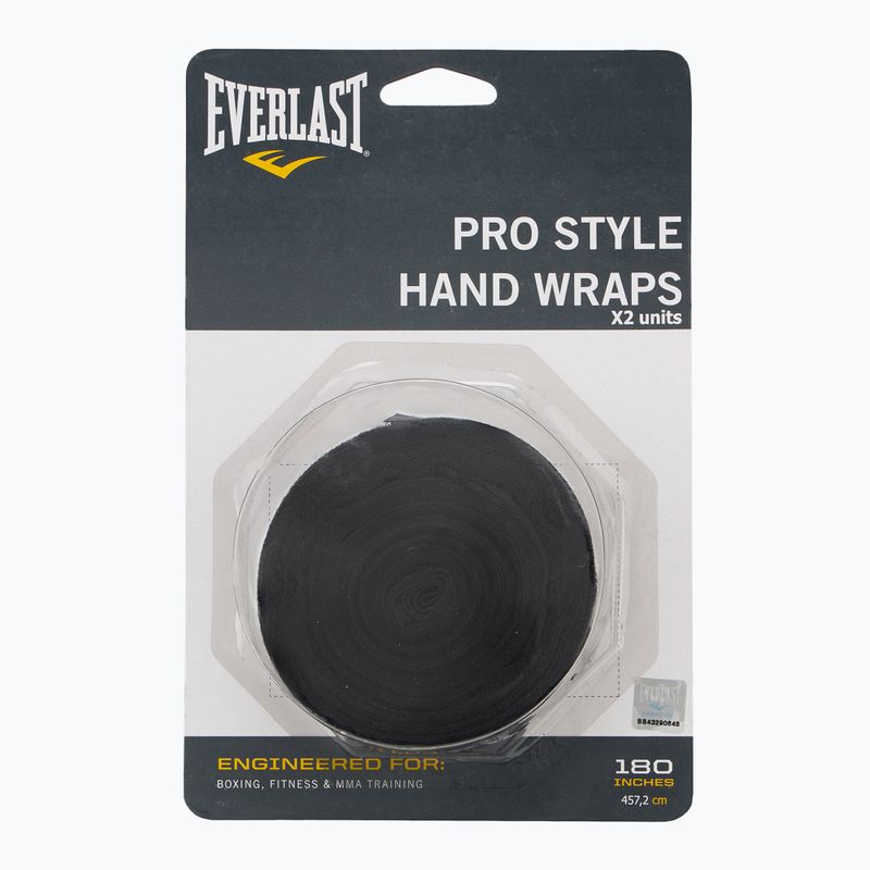 Бинти боксерські Everlast 450 см black 2