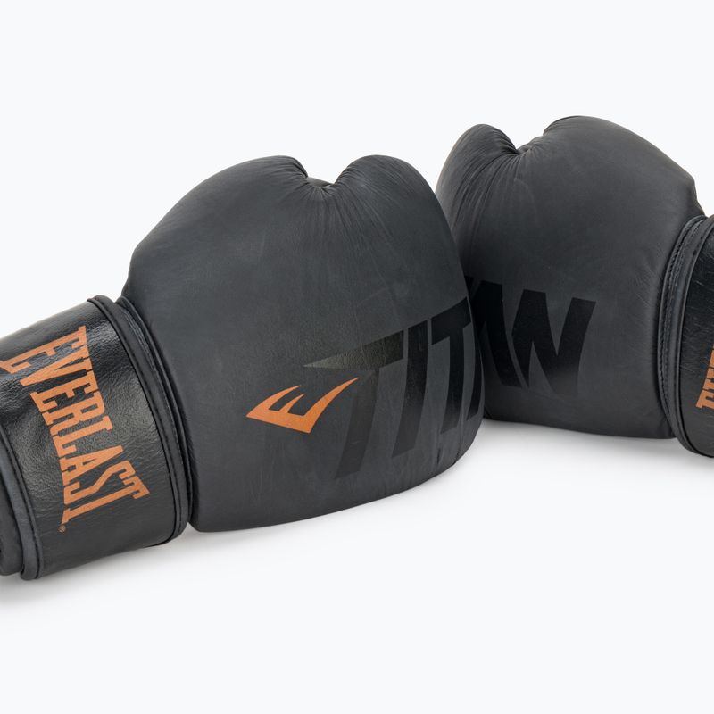 Рукавиці боксерські Everlast Muay Thai – TITAN black 7