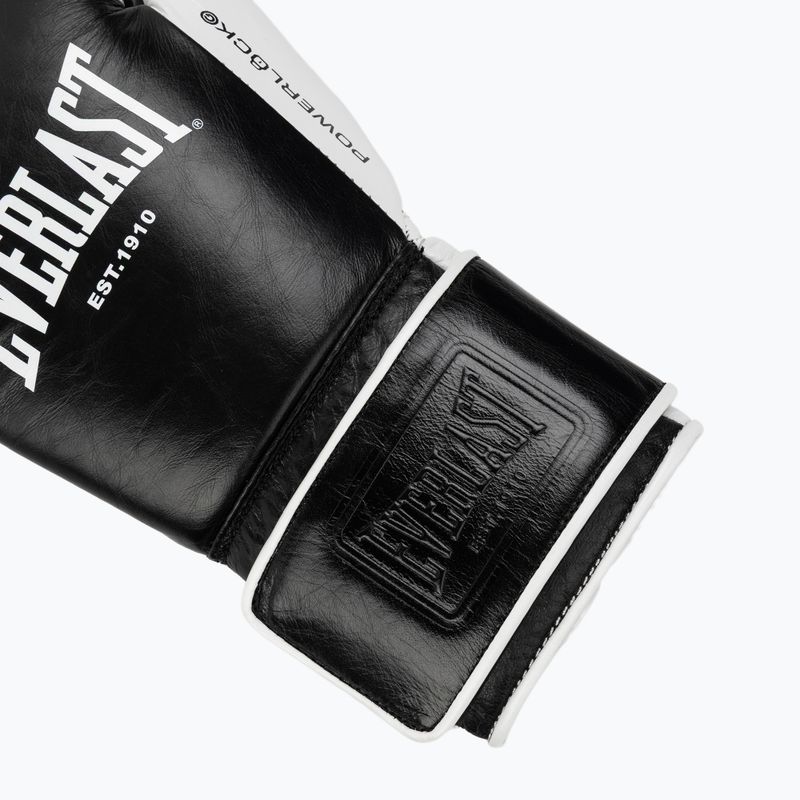 Рукавиці боксерські Everlast Powerlock Pro OG H&L black/white 6