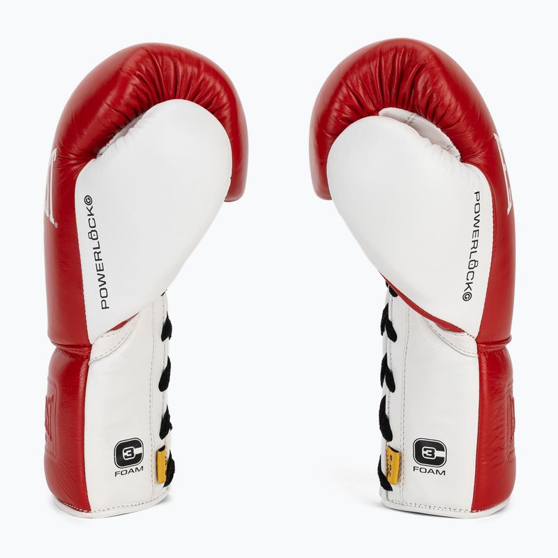 Рукавиці боксерські Everlast Powerlock OG Pro Fight red/white 4
