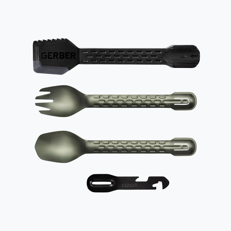 Набір кемпінговий Gerber ComplEAT-Cook Eat Clean Tong зелений 31-003468