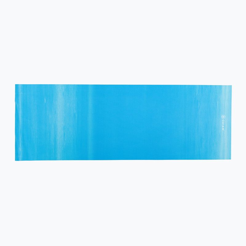 Килимок для йоги  Gaiam Tie Dye 4 мм синій 54844 2