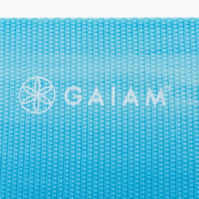 Килимок для йоги  Gaiam Tie Dye 4 мм синій 54844 4