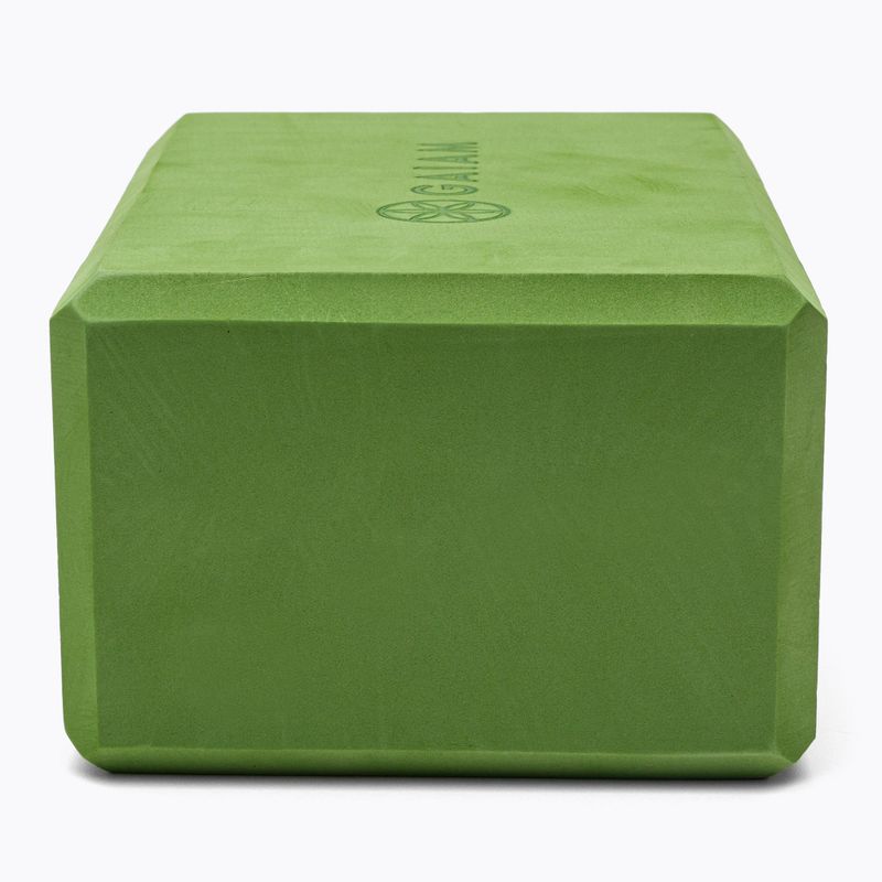 Блок для йоги  Gaiam зелений 59186 2